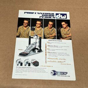 Stanton Moore of Galactic - DW PEDALS - 2006 Print Advertisement